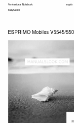 Fujitsu ESPRIMO Mobile V5505 Easy Manual