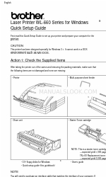 Brother WL-660 Series Manual de configuración rápida