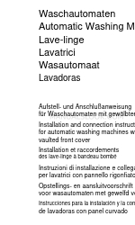 AEG Automatic Refrigerator Instrukcja instalacji i podłączenia