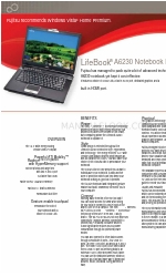 Fujitsu Lifebook A6230 Specifications