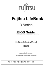 Fujitsu LifeBook B2610 バイオマニュアル