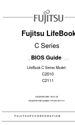 Fujitsu LifeBook C series 바이오스 매뉴얼