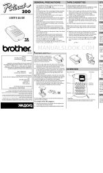 Brother P-touch 200 Manual del usuario