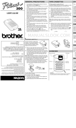 Brother P-touch 200 Gebruikershandleiding