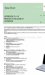 Fujitsu LIFEBOOK C1110 Datasheet