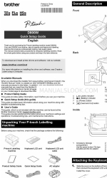 Brother p-touch D800W Руководство по быстрой настройке