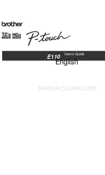 Brother P-touch E110 Manuale d'uso