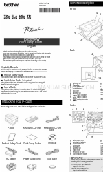 Brother P-Touch E850TKW Handbuch zur Schnelleinrichtung