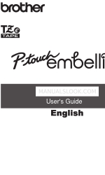 Brother P-touch Embelish PT-D215e Manuale d'uso