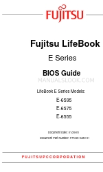 Fujitsu LifeBook E-6575 Посібник з біосу