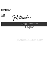 Brother P-TOUCH H110 Manual del usuario