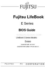 Fujitsu Lifebook E4010 Bios Handleiding