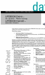 Fujitsu Lifebook E4010D Технічний паспорт