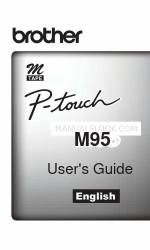 Brother P-Touch M95 Manuale d'uso