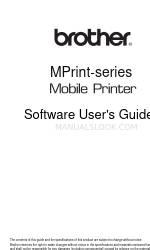 Brother P-touch MW-145BT Manual del usuario del software