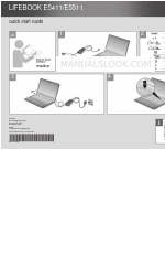 Fujitsu LIFEBOOK E5411 Manuale di avvio rapido