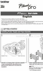 Brother P-touch Pro PT-H111 Manual del usuario