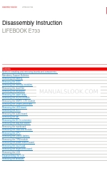 Fujitsu LIFEBOOK E733 Instruções de desmontagem