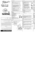 Brother P-Touch PT-1180 Manuel de l'utilisateur