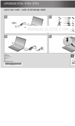 Fujitsu LIFEBOOK E734 Manual de início rápido