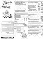 Brother P-Touch PT-11Q Manuel de l'utilisateur