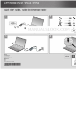 Fujitsu lifebook e736 Manual de início rápido