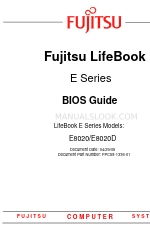 Fujitsu Lifebook E8020 Bios Manual