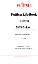 Fujitsu LifeBook L Series 바이오스 매뉴얼