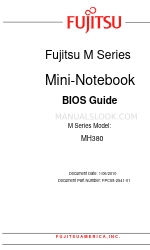 Fujitsu Lifebook MH380 Bios Manual