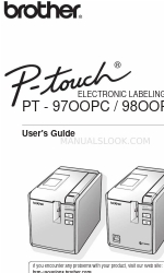 Brother P-TOUCH PT-97OOPC User Manual