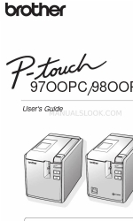 Brother P-touch PT-9800PCN Panduan Pengguna