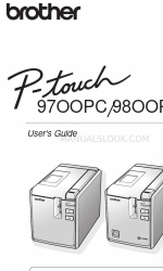 Brother P-touch PT-9800PCN Manual do utilizador