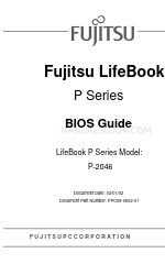 Fujitsu LifeBook P-2046 Bios Manual