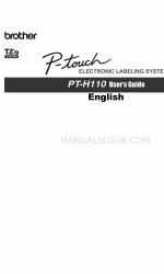 Brother P-TOUCH PT-H110 Manuel de l'utilisateur
