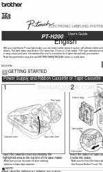 Brother P-Touch PT-H200 Manual del usuario