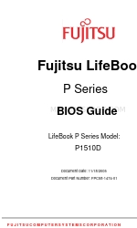 Fujitsu Lifebook P1510D Руководство по биосфере