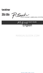 Brother P-touch PTE110VP Manuale d'uso