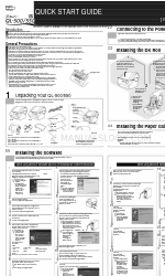 Brother P-Touch QL-500 Manuale di avvio rapido