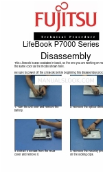 Fujitsu Lifebook P7000 series Технічні процедури