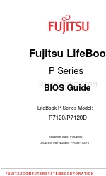 Fujitsu Lifebook P7120 Manual Bios