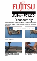 Fujitsu Lifebook P7120D Teknik Prosedürler