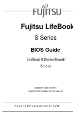 Fujitsu LifeBook S-5582 Bios Handleiding