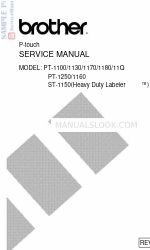Brother PT-1160 Martha By Mail Manual de serviço