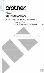 Brother PT-1160 Martha By Mail Service Manual