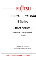 Fujitsu Lifebook S6230 Посібник з біосу