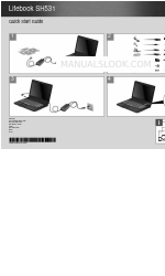 Fujitsu Lifebook SH531 Manual de inicio rápido