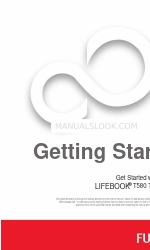 Fujitsu Lifebook T580 Getting Started Manual