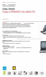 Fujitsu Lifebook T730 Fiche technique