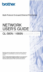 Brother QL-1060N Benutzerhandbuch für das Netzwerk