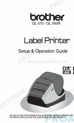 Brother QL-570N Manuel de configuration et d'utilisation